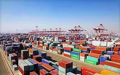 Port crane wire rope