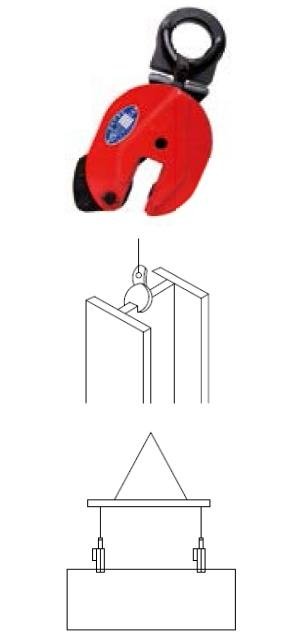 CD - vertical lifting clamp dimensions