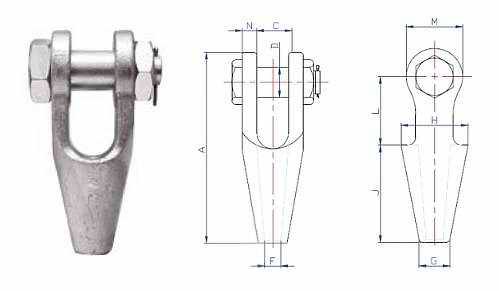 open spelter socket dimensions