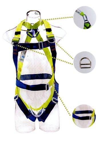 CHO01- safety harness with d-ring chest and center back
