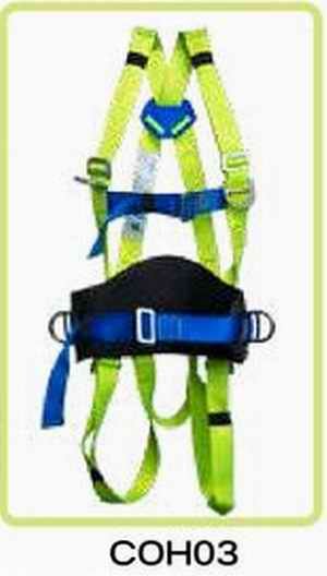 COH03-safety harness with d-ring back, chest and waist