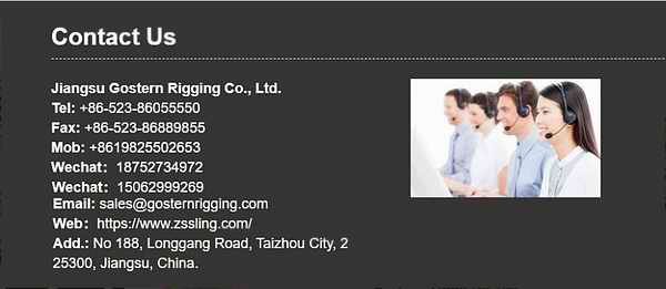 Top 5 Wire Rope Sling Manufacturers in China Jiangsu Gostern