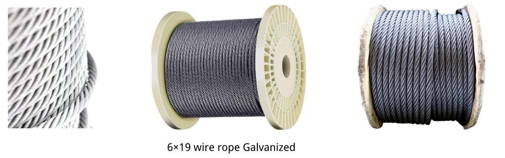 6x19 Galvanized Wire Rope