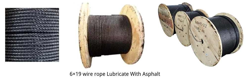 6x19 Lubricate With Asphalt Wire Rope