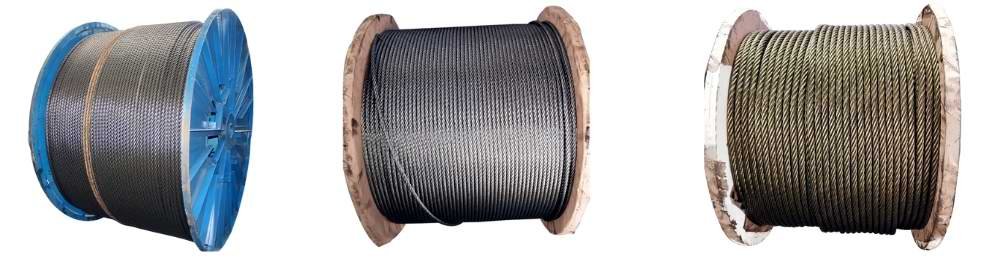 6×36 UNgalvanized wire rope