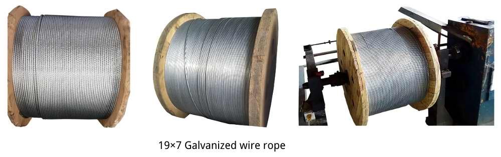 6x19 Galvanized Wire Rope (IWRC, IPS, EIPS, or EEIPS), Cumberland Sales