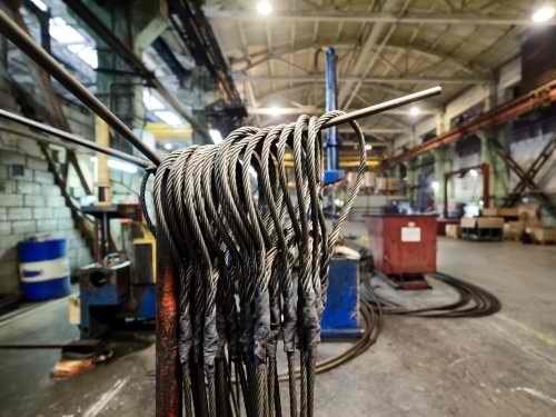 double soft loop wire rope sling