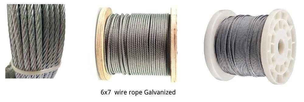 6 mm 6x7 Pull Cord Rope, Material Grade: Gi Strands With PVC