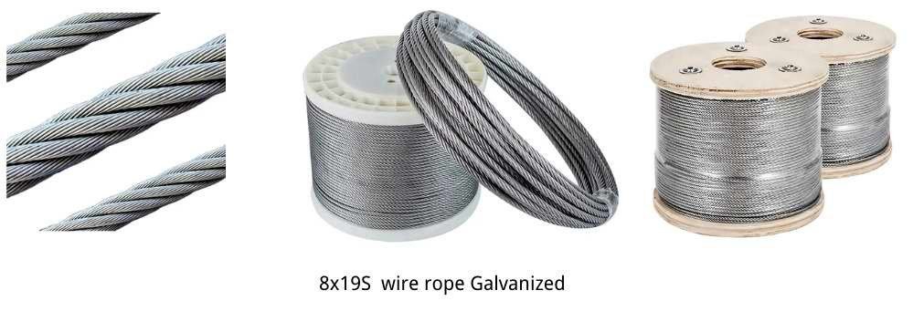 8x19S Galvanized Wire Rope
