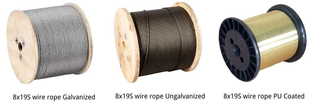 8x19S wire ropes